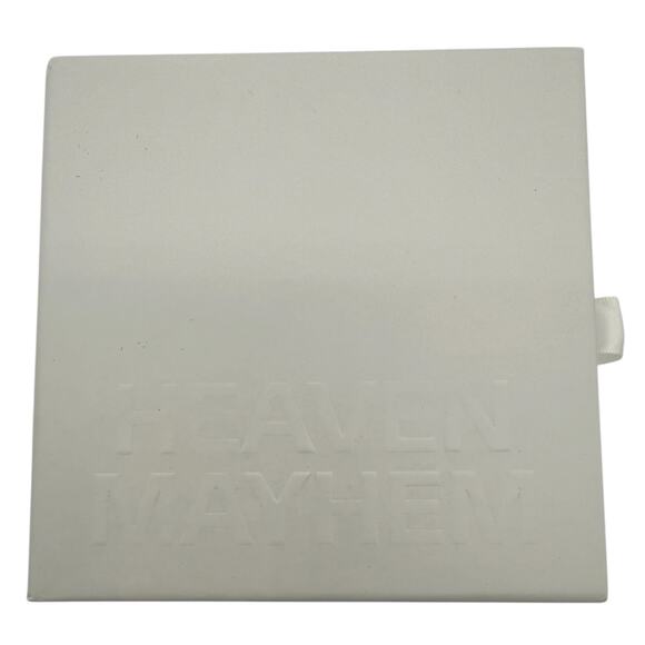 Heaven Mayhem Plate Belt in Gold and Chocolate Brown Suede Leather Size Small - Picture 6 of 7